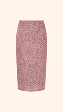 petite women's printed midi skirt